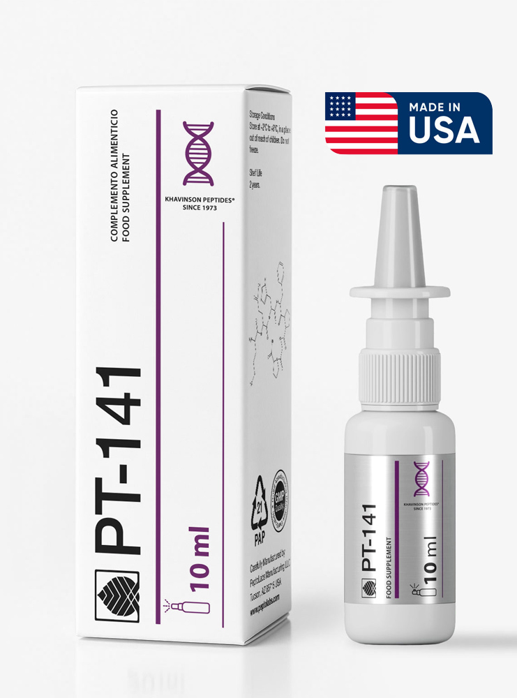 PT-141 (Bremelanotide) | 10 mg Назальний спрей - пептид для підтримки сексуального здоров'я у чоловіків та жінок