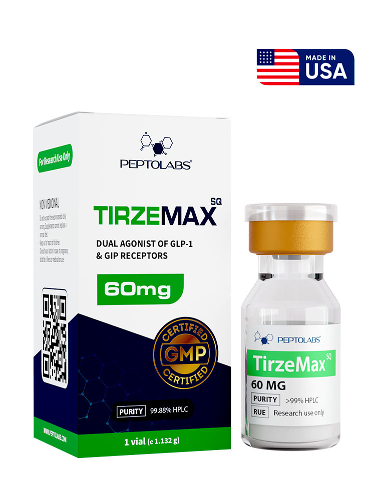 TirzeMax (Тирзепатид) SQ 60мг флакон (PeptoLabs)