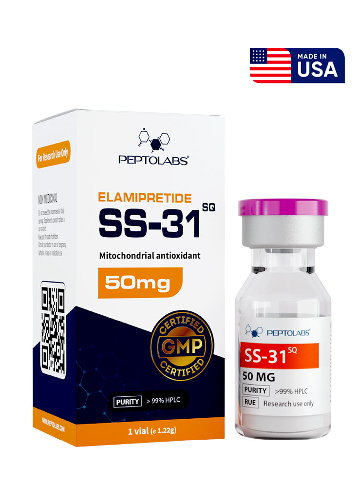 SS-31 (Еламіпретид) 50mg флакон - захист та відновлення мітохондрій