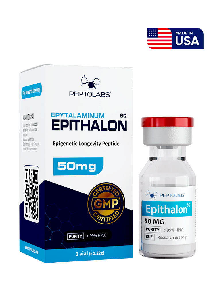 Epitalon (Епіталон) 50мг - для омолодження, довголіття та відновлення сну